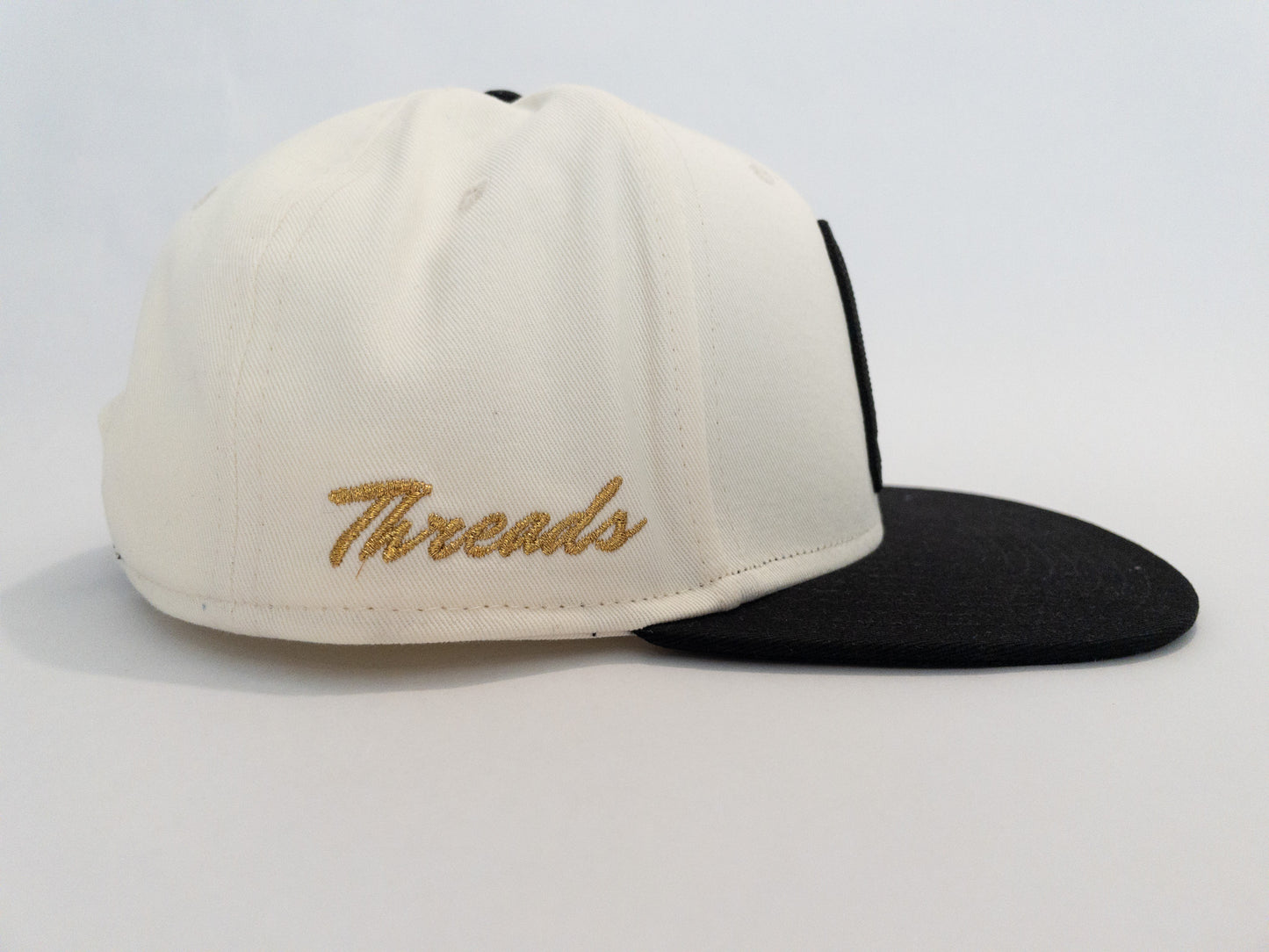 Black and Cream “C” Snapback