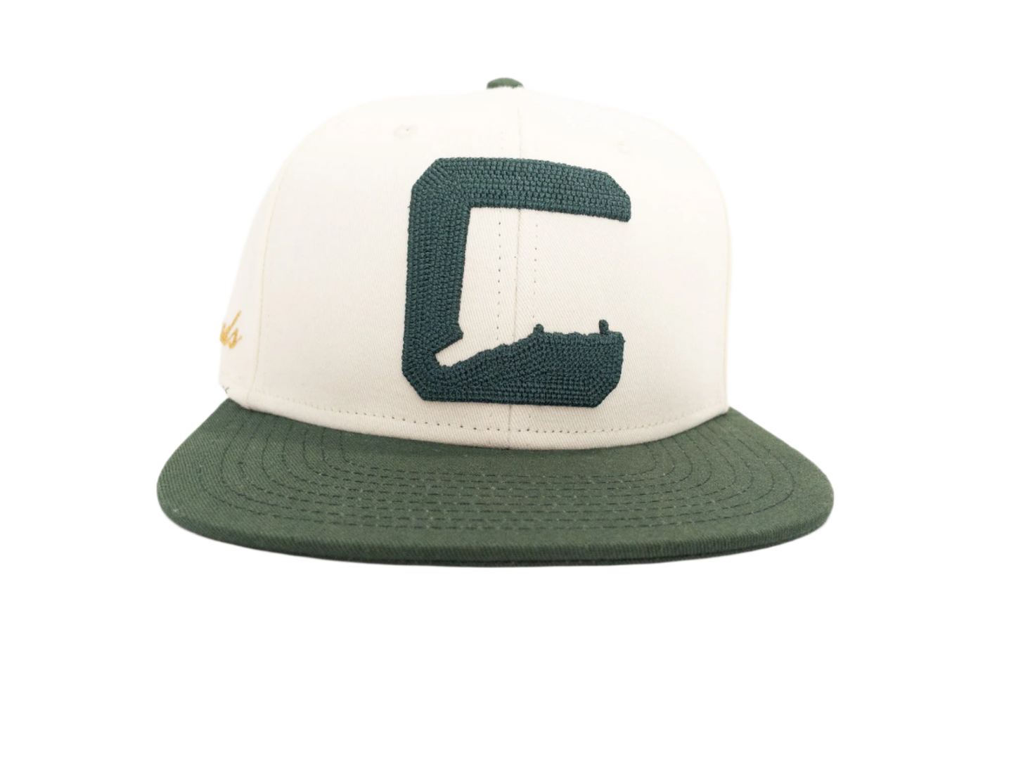 Green and Cream “C” Snapback