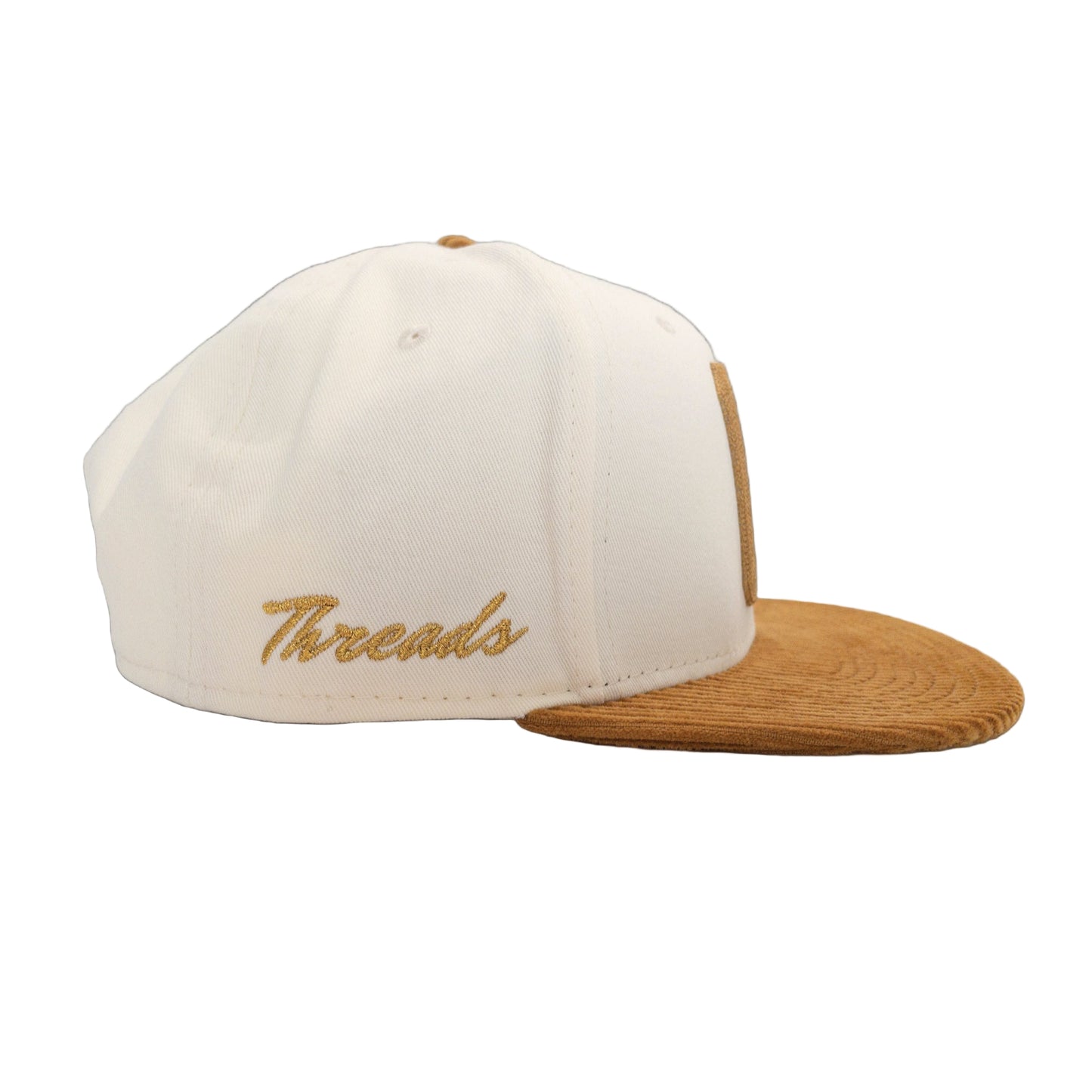 Wheat and Cream Corduroy “C” Snapback
