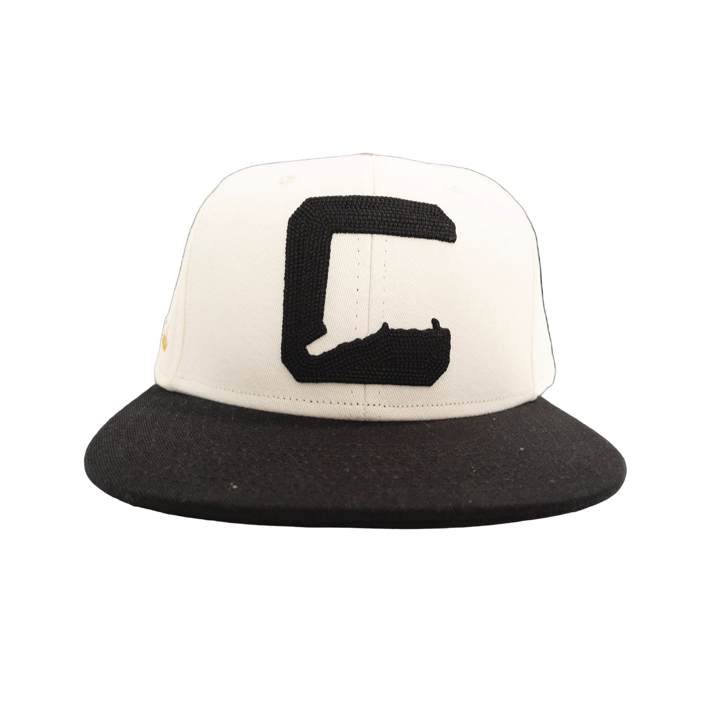 Black and Cream “C” Snapback