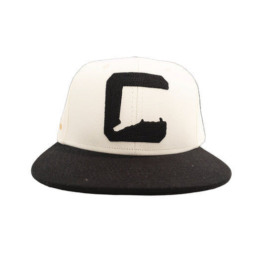 Black and Cream “C” Snapback