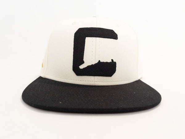 Black and Cream “C” Snapback